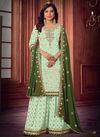 Noor Party Wear Designer Georgette Fancy Suit Collection 
